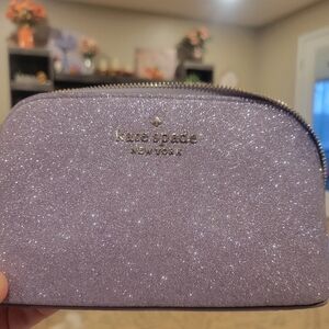 kate spade Sparkling Lavender Cosmetic Case